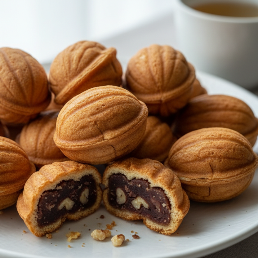 Walnut Cake / Walnut Cookies (호두 과자)