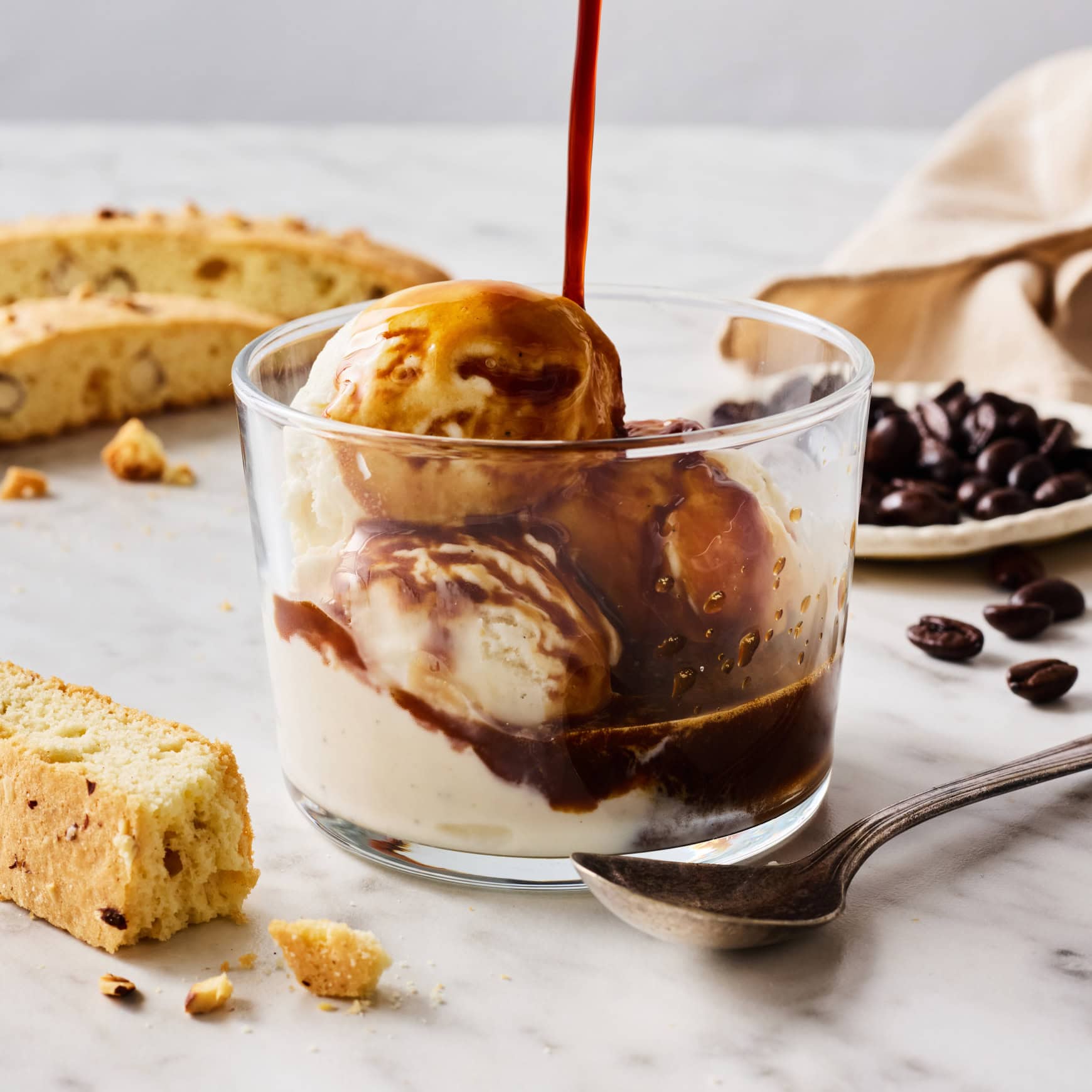 Affogato w/ Vanilla Iced Cream