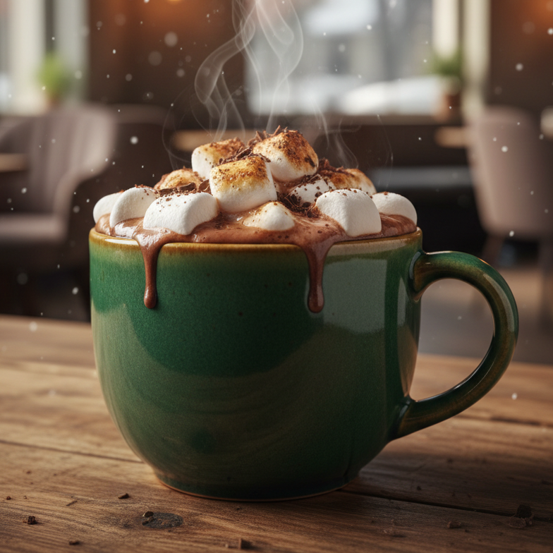 Hot Chocolate w mini marshmallows
