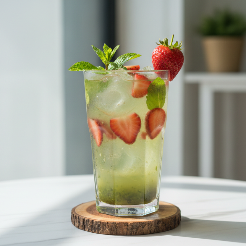 Strawberry Green Tea